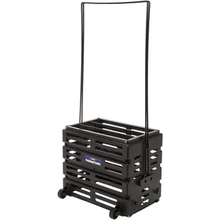 Tourna Rädern Pickleball Deluxe Caddy mit Rollen, Schwarz, Einheitsgröße