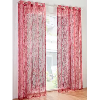 Heine home Gardine Ösen 1 Stk. tlg., lila