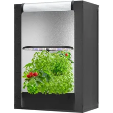 Kleines Wachstumszelt für Aerogarden, Hydrokultur-Anbausystem, Indoor-Wachstumszelt, 48 x 34 x 50 cm, hochreflektierendes Mylar, für Hydrokultur-Zimmerpflanzen