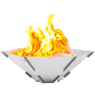 Hexagon Feuerschale - Mobil und Zerlegbar - Edelstahl