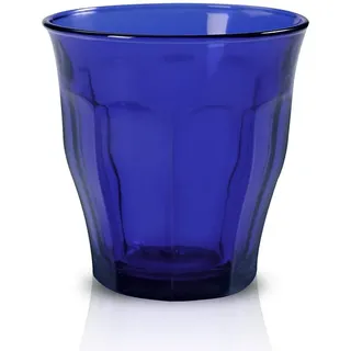 Duralex Picardie-Glas-Trinkgläser, hergestellt in Frankreich, 26,7 ml, Saphir/Saphirblau, 6 Stück