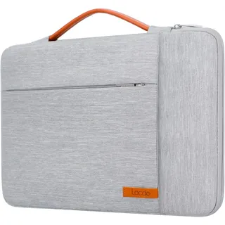 Lacdo 360° Rundumschutz Chromebook Tasche 11 Zoll Laptop Schutzhülle für 11.6 Zoll Lenovo ASUS Acer Samsung Dell HP Chromebook, Surface Pro 9 8 X 7 6 5, HP Stream 11, 11.6 Zoll MacBook Air, Grau