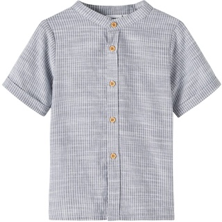 NAME IT Jungen NMMHEBOS SS Shirt Hemd, Dried Sage, 104