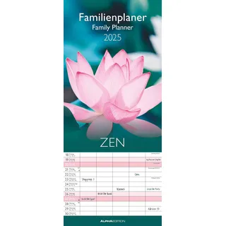 ALPHA EDITION GmbH & Co. KG Familienplaner Zen 2025 - Familienplaner 2025