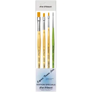 GH304 Junior Synthetics Malerpinsel, flach Serie 304, Größe 2, 4, 8 + 1 PCS Serie 373
