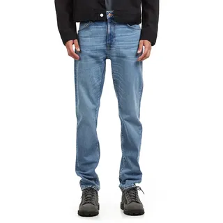 Nudie Jeans Lean Dean Tapered Fit Blau/Grau 33/32