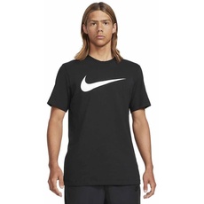 Nike DC5094-010 M NSW Tee ICON SWOOSH T-shirt mens black/(white) 2XL