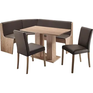 massivline & more Eckbankgruppe »Sylt« Set, 4 Stk. tlg. Eckbank ist umstellbar, Eckbank mit Truhe,