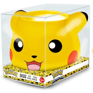 Stor Jumbotasse 0,5 l Gelb 3D Pikachu