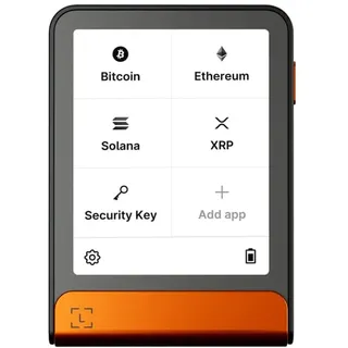 Ledger Flex : Krypto-Touchscreen-Signer zum sicheren Verwalten Aller digitalen Assets und Identitäten in der Ledger Wallet-App (Bitcoin Edition)