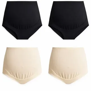 Mama Cotton Umstandsunterwäsche, Damenunterwäsche, Umstandspanties (L - 3XL, Multipack)