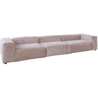 Kawola Modulsofa MIA Taupe Cord , Textil , Nachbildung , Füllung: Federn , 418x72x120 cm , Wohnzimmer, Sofas & Couches, Sofas