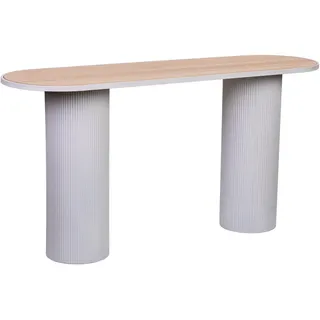 Wanderlust Konsole 150x45x75 cm Beige , Holz , 150x75x45 cm , Wohnzimmer, Wohnzimmertische, Konsolentische