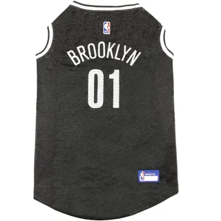 NBA PET Jersey Brooklyn NETS Basketball Hundetrikot klein Beste lizenzierte Basketballtrikot für den echten Vierbeiner-Fan!