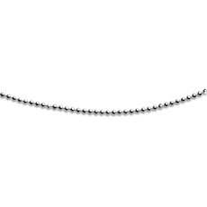 DUR Damen Halskette Kugel aus Sterling-Silber rhodiniert in der Farbe Silber, Maße: 45cm, K2255.45