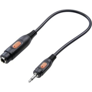 SpeaKa Professional SP-7870652 Klinke Audio Adapter [1x Klinkenstecker 3.5mm - 1x Klinkenbuchse 6.35