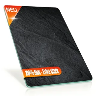 Decovetro® Schneidebrett Glas | 40 x 30 cm | Glass Cutting Board | Hygienisches und robustes Glasschneidebrett für die Küche | Kratzfest, hitzebeständig Schneidebrett ohne Plastik | Leicht zu reinigen