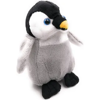 Onwomania Plüschtier Kuscheltier Stoff Tier Pinguin Baby grau 16 cm - Grau