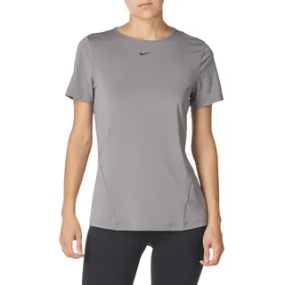 Nike Damen W Np Top Ss All Over Mesh Unterhemd, gunsmoke/(black), S