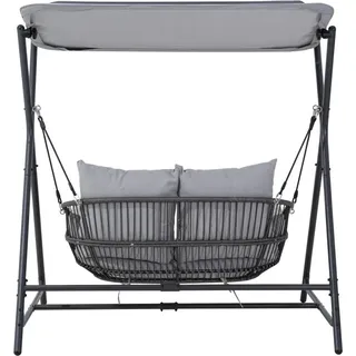 Leco Hollywoodschaukel Marie Anthrazit