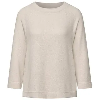 STREET ONE Damen A322779 Strick-Look Shirt, Smooth Sand Beige, 44 EU