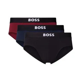 BOSS für Herren. 50546561 Set aus drei mehrfarbigen One-Slips (S), Heimtextilien, Polyester