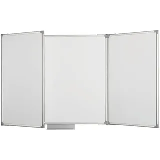 MAUL Whiteboard klappbar MAULpro weiß grau 100 x 150 cm magnethaftend