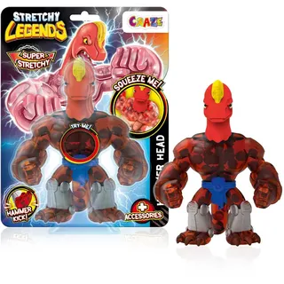 stretchy legends Hammer Head - Elastische Actionfiguren für Kinder, Dehnbare Superhelden Figuren zu Sammeln mit Schleimfüllung