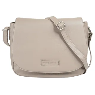 Bruno Banani Umhängetasche Leder Beige