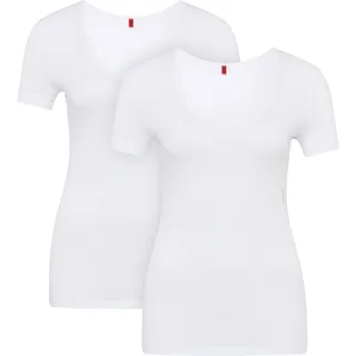 Hugo BOSS Shirt/Top T-Shirt Rundhals Baumwolle, Elastan