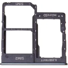 Samsung Deco SIM Tray Assembly SM-A405F Black (SIM-Halterung), Mobilgerät Ersatzteile, Schwarz