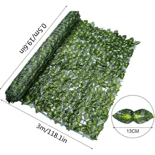 Künstlicher Efeu Zaun Bildschirm , Künstliche Blatt Screening Roll
