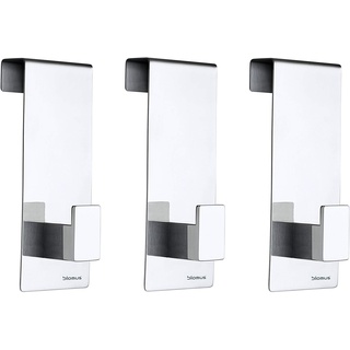 BLOMUS 3er-Set Wandhaken 12x4,3 cm, silber