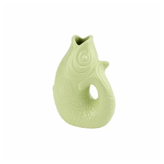 Giftcompany Gift Company Vase Monsieur Carafon XS, Dekovase in Fisch-Form, Steingut, Seafoam, 13 cm, 1087402043