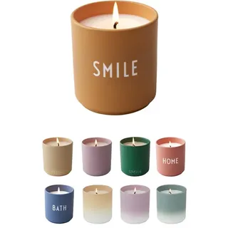 Design Letters duftkerzen im glas groß | duftkerze aus 100% Sojawachs et Brenndauer bis zu 51 Stunden | weihnachts Sammlung und entspannung geschenk für frauen | die Tassen als Vase wiederverwenden