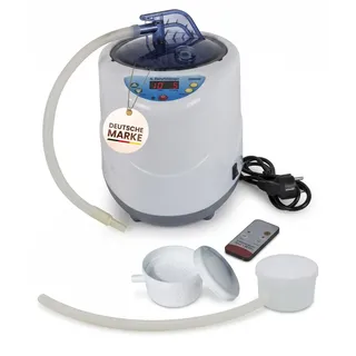 Dampferzeuger 4L 2000W Dampfsauna zuhause – 9 Wärmestufen, Kräuterbox für Aromaöle, Timer 1–99 Min. & drahtlose Fernbedienung | Schnell aufgeheizt & platzsparend | CHI-ENTERPRISE