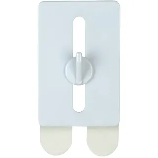 Wenko Selbstklebender Nagel mit Strip-it® 2er Set selbstklebende Wandhaken, Befestigen ohne bohren