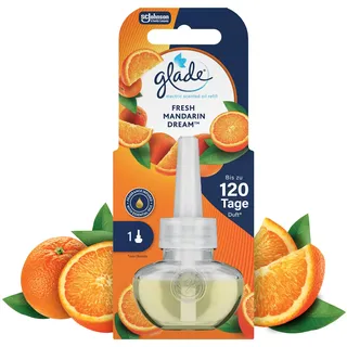 Glade electric scented oil Nachfüller, elektrischer Raumduft mit Duftöl, Fresh Mandarin Dream, 1er Pack (1 x 20 ml)