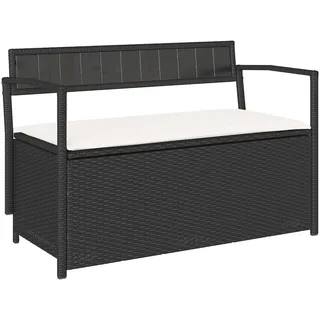 vidaXL Gartenbank 54 x 74 x 54 cm Schwarz