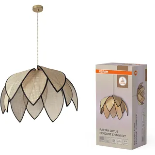 Osram Decor Rattan 1-flg. Ø 67 cm rund/beige/braun