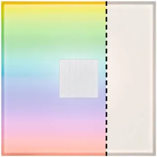 Paulmann LumiTiles Square Ergänzung 1 dimmbar Warmweiß 10x10cm Kunststoff Aluminium
