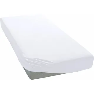 OTTO home Spannbettlaken Jersey 200 x 200 cm weiß