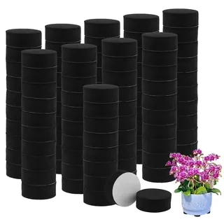 100 Unsichtbare Blumentopf Füße für Blumenkübel, Selbstklebende Topffüße | rutschfeste Eva-Pads,Blumentopffüße für Pflanzgefäßstützen Pflanzgefäßheber Pflanzgefäßfüße und Möbelf