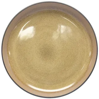 Novel Dessertteller , Braun , Keramik , Farbverlauf , rund , Lfgb, Handmade Quality , lebensmittelecht , Geschirr, Teller, Frühstücksteller & Dessertteller