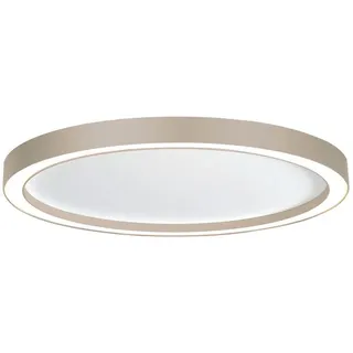 Bopp Led-Deckenleuchte , Weiß, Taupe , Metall , 4 cm , Made in Germany , Lampen & Leuchten, Innenbeleuchtung, Smart-Home-Lampen, Smart Home Deckenleuchten