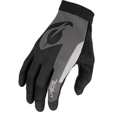 O'NEAL | Fahrrad- & Motocross-Handschuhe | MX MTB DH FR Downhill Freeride | Unser leichtester & bequemster Handschuh, Nanofront®- Handpartie | AMX Glove | Erwachsene | Schwarz Grau | Größe M