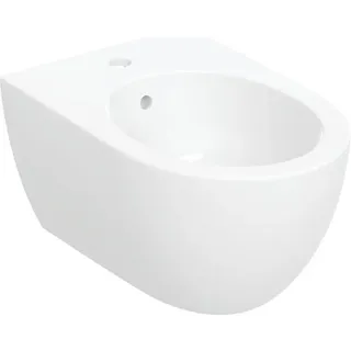 Geberit Acanto Wand-Bidet, geschlossene Form, für Einlocharmaturen, 502.825.00.8, Farbe: Weiß, mit KeraTect