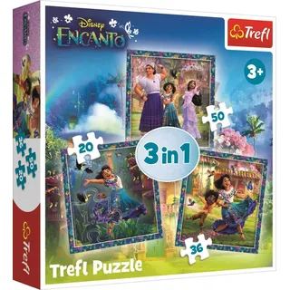 TREFL Puzzle Encanto: Zeichen 3in1 (20,36,50 Stück)