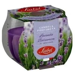 LIABEL SET Exklusive Duftkerze Made in Italy (6 Stück, Wild Lavendel)