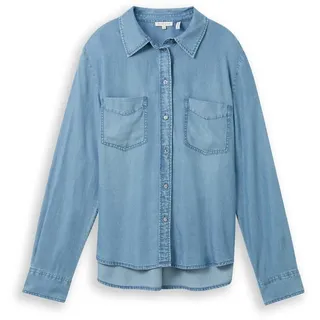 Tom Tailor Bluse Clean Mid Stone Blue Denim 36